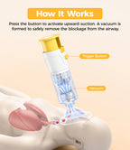 Mumany Automatic One-Button Anti Choking Device Airway Clear Pump for Adults & Kids(Yellow)