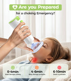 Mumany Automatic One-Button Anti Choking Device Airway Clear Pump for Adults & Kids (Green)