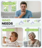 Mumany Automatic One-Button Anti Choking Device Airway Clear Pump for Adults & Kids (Green)